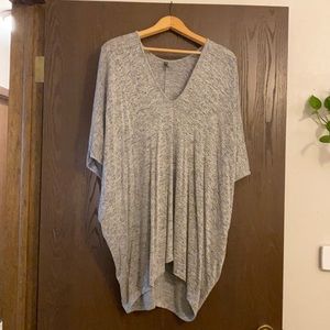 Riller &Fount short caftan gray dress / bathing suit cover up